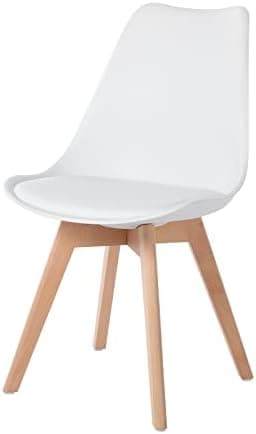H.J WeDoo Skandinavisches Esszimmer Esstisch Set mit 4 Stühlen Eiscreme-Grün 100cm
