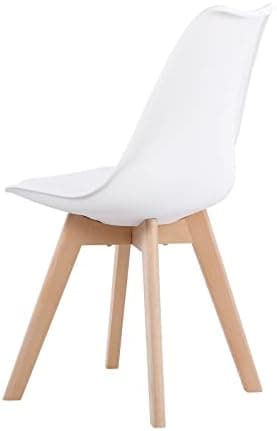 H.J WeDoo Skandinavisches Esszimmer Esstisch Set mit 4 Stühlen Eiscreme-Grün 100cm