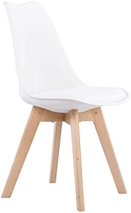 H.J WeDoo Skandinavisches Esszimmer Esstisch Set mit 4 Stühlen Eiscreme-Grün 100cm