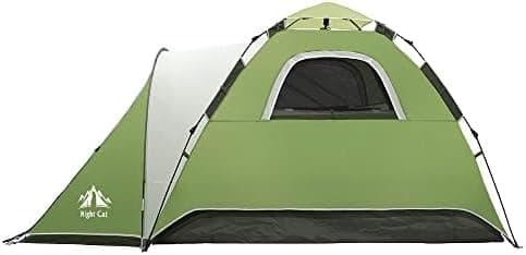 Night Cat Pop Up Zelt 3 4 Personen: Wasserdicht, atmungsaktiv, einfach einstellbar für Camping und Wandern - Reichweitze