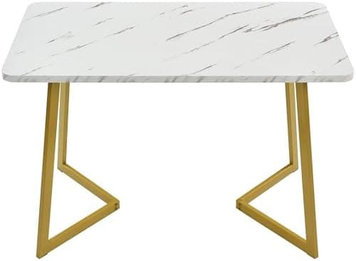 HAUSPROFI Esszimmertisch mit 4 Stühlen (Grau+Schwarz) - 68x117x75cm - Samt-Sitzpolster - Modern Möbelset für Hausprofi-E