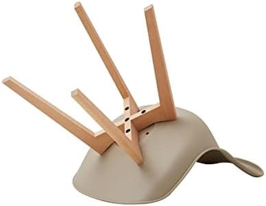 **GrandCA HOME Rechteckiger weißer Esstisch mit beige Stühlen für Esszimmer, Küche und Wohnzimmer**
| **Rechteckiger Gr