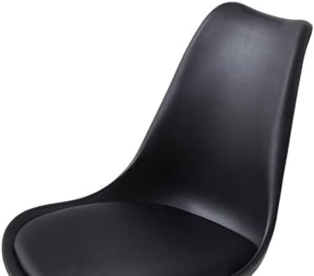 Esszimmergruppe Esstisch mit 4 Stühlen Schwarz Tisch+4 Stühle für Küche Esszimmer Wohnzimmer