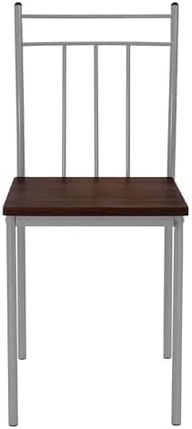 ML-Design Essstuhlset Eiche Hell für 4 Personen: Holz & Metallbeine, ideal für Esszimmer & Küche