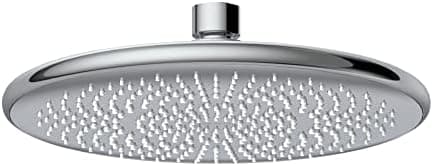 Wenko Wasserspar Regenduschkopf - Wassersparende Kopfbrause mit ABS,chromfarbener Rand, Ø 22,5 cm - Wasserspar-System