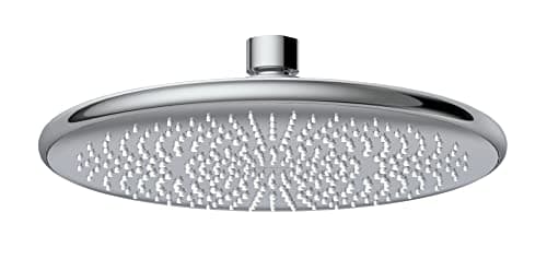 Wenko Wasserspar Regenduschkopf - Wassersparende Kopfbrause mit ABS,chromfarbener Rand, Ø 22,5 cm - Wasserspar-System
