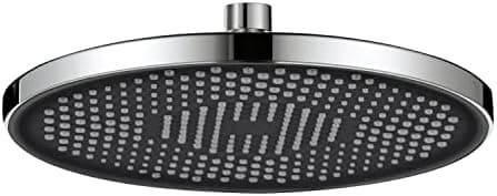 Regenduschkopf YUANNY Wasserspar 10 Zoll Stable ABS Chrom Universal-Kopfbrause Anti-Kalk-Düsen Ø 26 cm