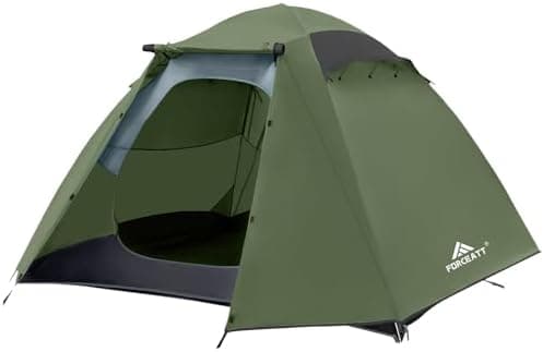 Forceatt 2-4 Personen Zelt Wasserldicht 3-4 Saison Ultraleicht Mit Kleinem Packmaß Für Trekking Outdoor Festival Soforti