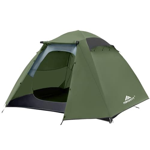 Forceatt 2-4 Personen Zelt Wasserldicht 3-4 Saison Ultraleicht Mit Kleinem Packmaß Für Trekking Outdoor Festival Soforti