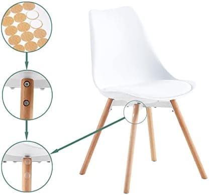 Esszimmergruppe Esstisch mit 4 Stühlen Schwarz Tisch+4 Stühle für Küche Esszimmer Wohnzimmer