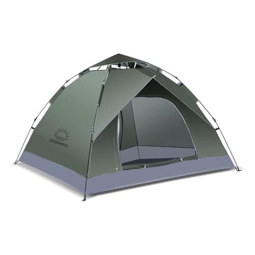 Camping 2 Mann Wasserdichtes Pop Up Zelt 2 Personen Trekking & Festival Igluzelt Sekundenzelt 230x170x135cm Perfekter Wi