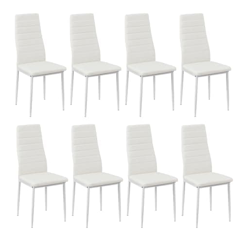 Esszimmergruppe mit 4 Stühlen Esstisch Hochlehner Kunstleder Sitzgruppe für Familie
| 110cm Eiche-Schwarz Tisch + 4 Sch