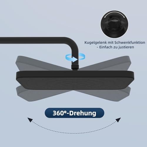 Hibbent Selbstreinigende Regendusche Duschkopf für Fitnessbegeisterte beim Training, Hinterhöfen und im Wellnessbereich,