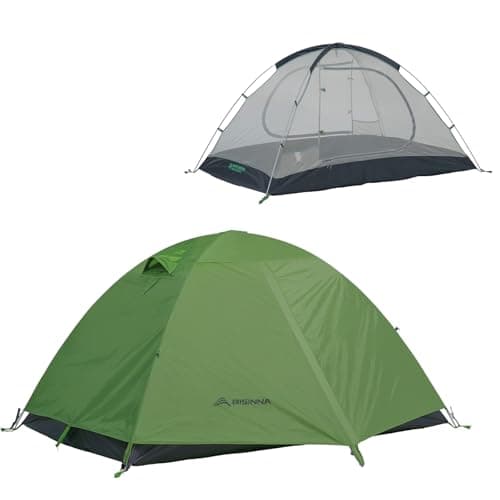 BISINNA 2-Personen-Trekkingzelt | Ultraleicht Wasserdicht & Winddicht | Ideal für Camping & Wandern, beeindruckender Bli