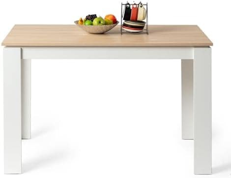 Esszimmergruppe mit 4 Stühlen Esstisch Hochlehner Kunstleder Sitzgruppe für Familie
| 110cm Eiche-Schwarz Tisch + 4 Sch