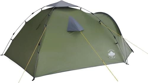 Lumaland Pop Up Zelt Grün | Wasserdicht & Windfest | Ideal für Familie mit 3-4 Personen | Camping, Festival & Reise | Ul