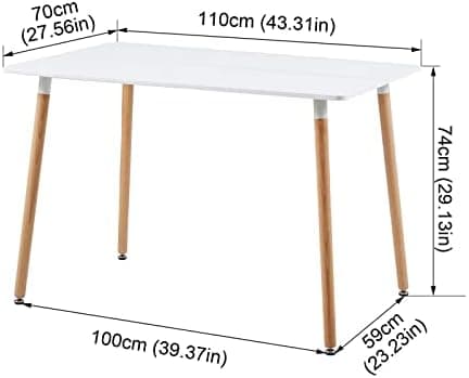 Esszimmergruppe Esstisch mit 4 Stühlen Schwarz Tisch+4 Stühle für Küche Esszimmer Wohnzimmer