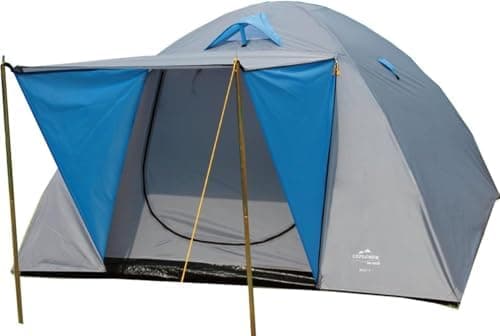 EXPLORER Winterschutz Zelt Iglu 2 & 3 Doppeldach Kuppelzelt mit Vordach für Familie und Outdoor-Belieber 2-4 Personen 20