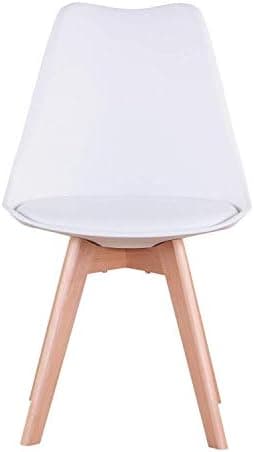 **GrandCA HOME Rechteckiger weißer Esstisch mit beige Stühlen für Esszimmer, Küche und Wohnzimmer**
| **Rechteckiger Gr