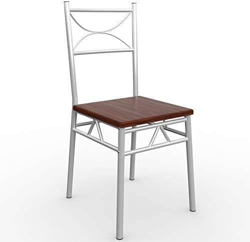 Casaria® Esstisch mit 4 Stühlen Holz 5-TLG Set Industrial Paul Weiß  
Casaria® Industrial Esszimmer Möbel Holz 4 Stühle