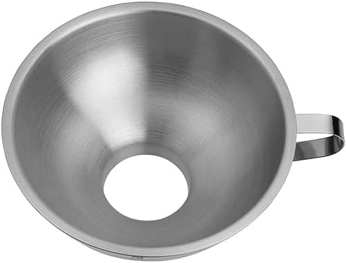 WMF Gourmet Einfülltrichter Cromargan Edelstahl Für Gläser, Praktische Große Öffnung, Einfüllhilfe Edelstahl, 14 cm Lang