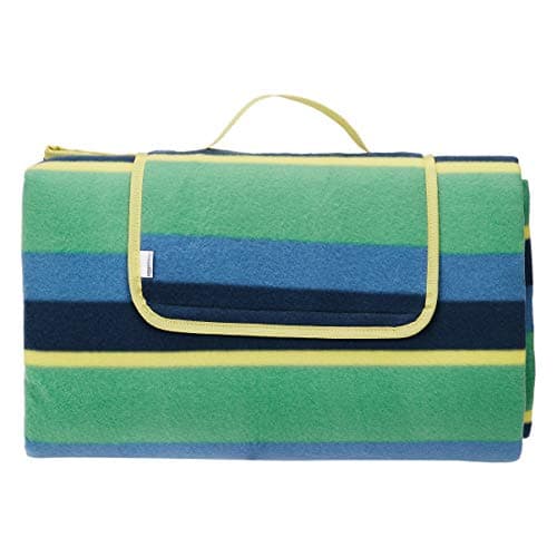 Amazon Basics Picknickdecke für Küche mit wasserdichter Unterseite, Dunkelblau, 200 x 200 cm  
Amazon Basics Picknickdec