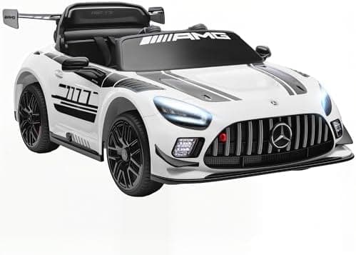 AIYAPLAY Kinder Elektroauto Mercedes-AMG Schwarz für 3-8 Jahre