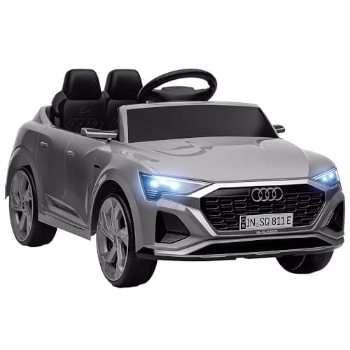 AIYAPLAY Kinder Elektroauto für 3-4 Jahrealte Kinder mit Fernbedienung & MP3 Musik, Weiß