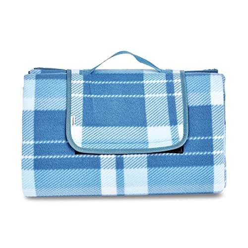 Amazon Basics Picknickdecke für Küche mit wasserdichter Unterseite, Dunkelblau, 200 x 200 cm  
Amazon Basics Picknickdec