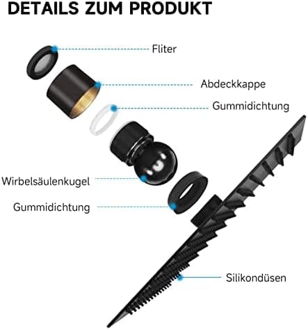 HAUSPROFI Kopfbrause mit Regendusche - Luxus Selbstreinigende Düsen für Duschkopf - Quadratisch Mattschwarz (30CM)  
HAU