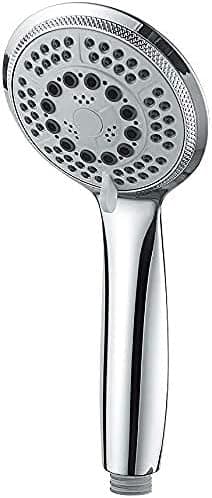 GRIFEMA Wasser Sparsende Regendusche XXL - Hochdruck, 5 Strahlarten, Chrom, G803 Global Recycled Standard