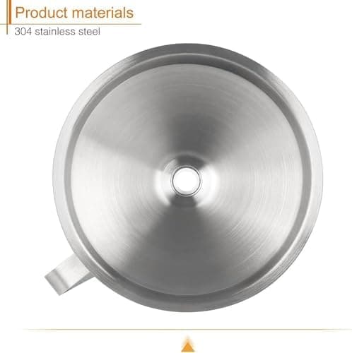 Edelstahl Trichter Set 4 Stück Für Küchenmänner Mit 13 Cm Trichter Abnehmbarer 200 Mesh Filter Edelstahlfilterelement Zu