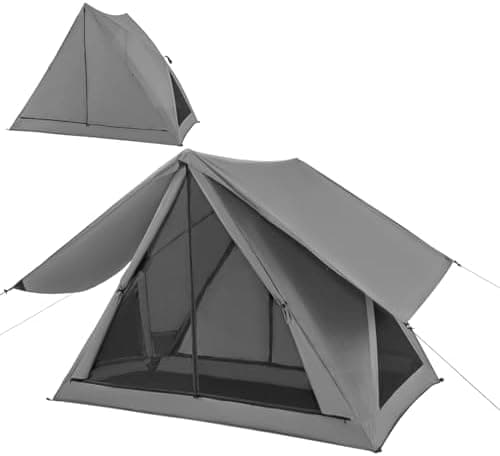 HOMASIS Wasserdichtes Campingzelt für 2–3 Personen
| HOMASIS Pop up Zelt mit Regendach für die Familie
| HOMASIS 360° e