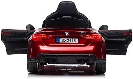 B.M.W M4 Kinder Elektroauto Rot