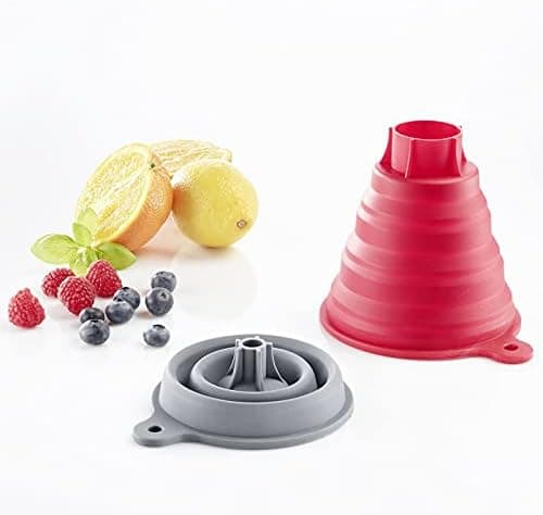 Westmark Trichter-Set Silber, Rostfreier Edelstahl, für Mini-Chef, 3 Trichter 4,5 cm / 5,5 cm / 7,5 cm, 51192270  
Westm