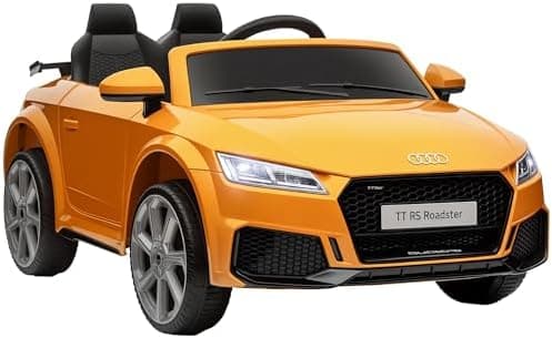HOMCOM Kinder Elektroauto für 3-5 Jährige mit 2,4 G Fernbedienung, Rot