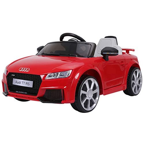 HOMCOM Kinder Elektroauto für 3-5 Jährige mit 2,4 G Fernbedienung, Rot
