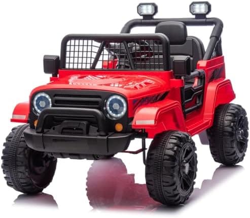 LEADZM Kinder Elektroauto - Elektroauto für Kinder 12V, 4 Eva Räder, Fernbedienung, Kindersicherheit, Kinderauto Kinderf