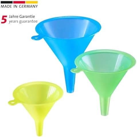 Westmark Trichter-Set Silber, Rostfreier Edelstahl, für Mini-Chef, 3 Trichter 4,5 cm / 5,5 cm / 7,5 cm, 51192270  
Westm