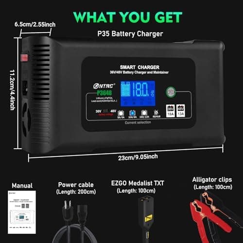 SolaMr 15A Auto-Batterie-Ladegerät, 12V und 24V Smart Automatic Battery Maintainer - P15
SolaMr 15A Erhaltungsladegerät
