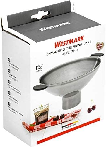 Westmark Trichter-Set Silber, Rostfreier Edelstahl, für Mini-Chef, 3 Trichter 4,5 cm / 5,5 cm / 7,5 cm, 51192270  
Westm
