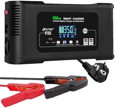 SolaMr 15A Auto-Batterie-Ladegerät, 12V und 24V Smart Automatic Battery Maintainer - P15
SolaMr 15A Erhaltungsladegerät
