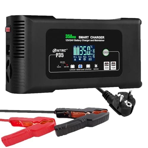SolaMr 15A Auto-Batterie-Ladegerät, 12V und 24V Smart Automatic Battery Maintainer - P15
SolaMr 15A Erhaltungsladegerät