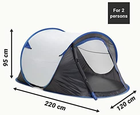 JEMIDI Pop Up Zelt für 2 Personen - wasserdicht - Campen im Freien