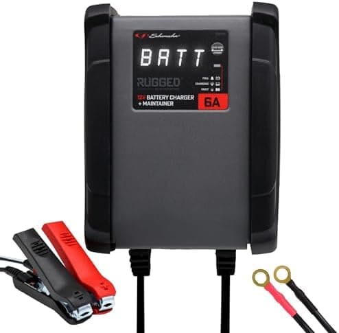 Schumacher Rugged SPX 458 Automatisches und intelligentes Lade- und Erhaltungsgerät - für Motorrad, Auto, Boot, Schutzar