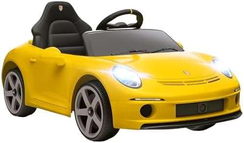 AIYAPLAY Kinder Elektroauto Schwarz für 3-5 Jährige mit Fernbedienung und MP3-Player