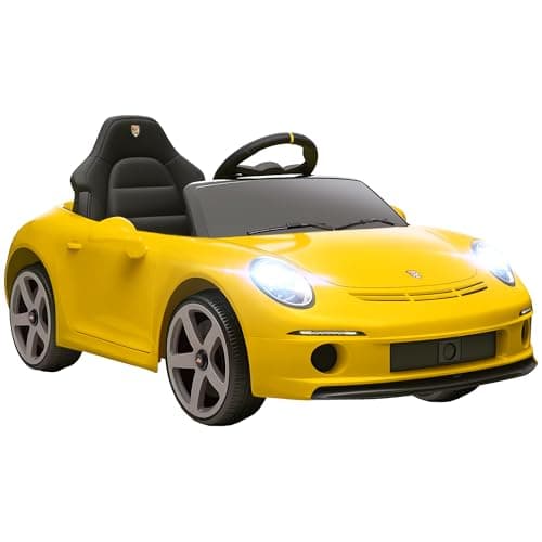 AIYAPLAY Kinder Elektroauto Schwarz für 3-5 Jährige mit Fernbedienung und MP3-Player
