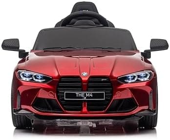 B.M.W M4 Kinder Elektroauto Rot