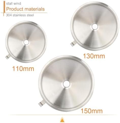 HAUSPROFI Premium 304 Edelstahl Trichter Set - Spülmaschinenfest für Profis und Küchenanfänger - Flüssigkeiten, Öle und