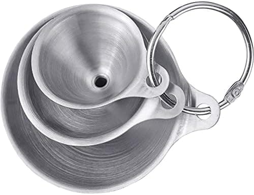Westmark Trichter-Set Silber, Rostfreier Edelstahl, für Mini-Chef, 3 Trichter 4,5 cm / 5,5 cm / 7,5 cm, 51192270  
Westm